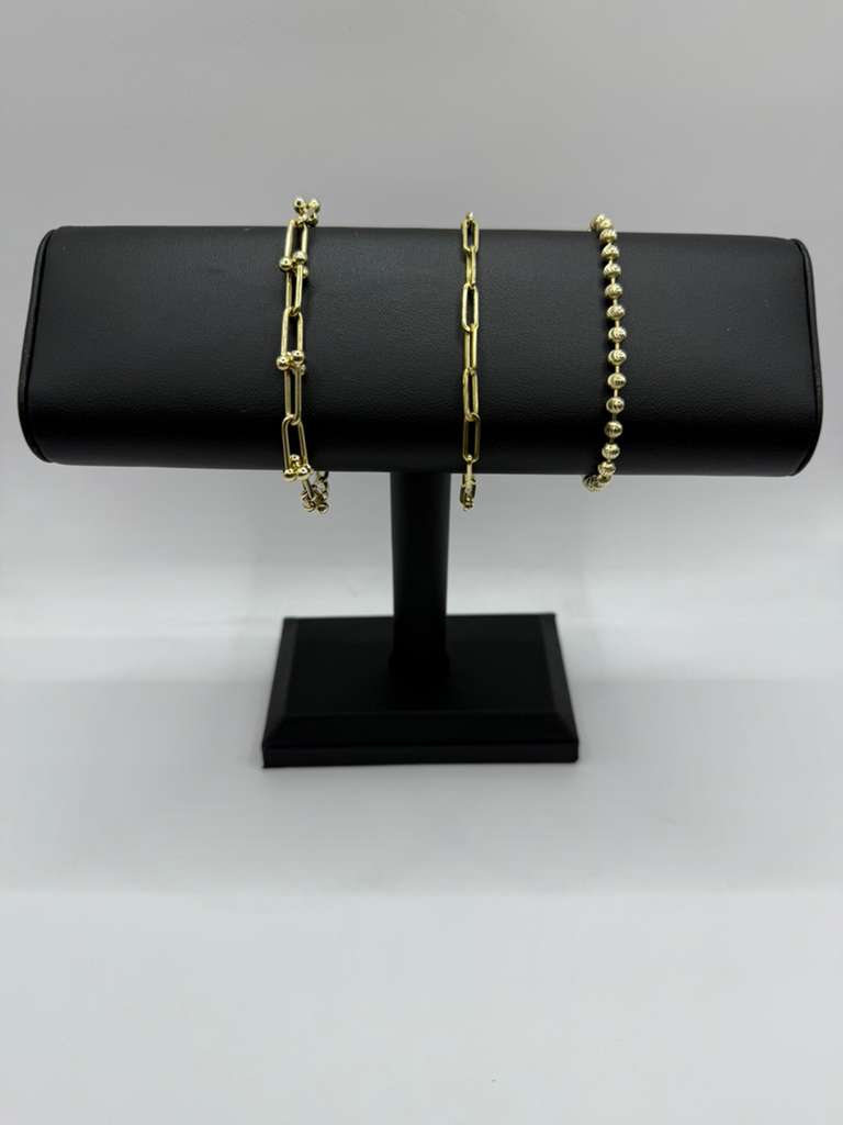 Paperclip & Bead Bracelets