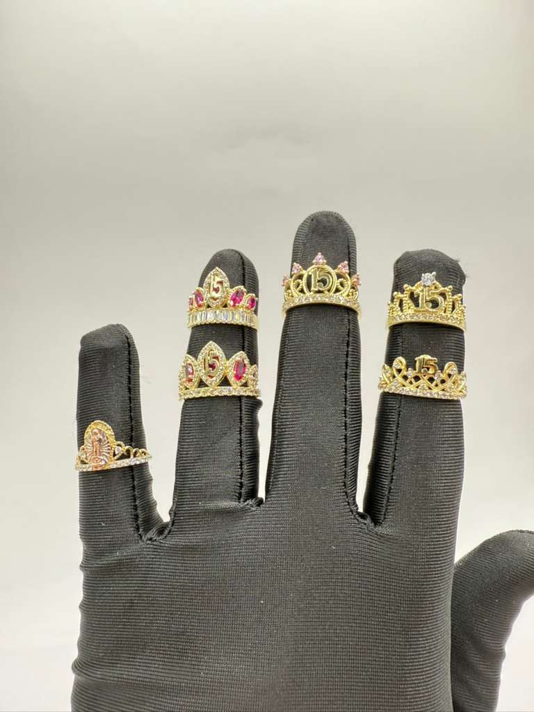 Quinceañera Crown Rings