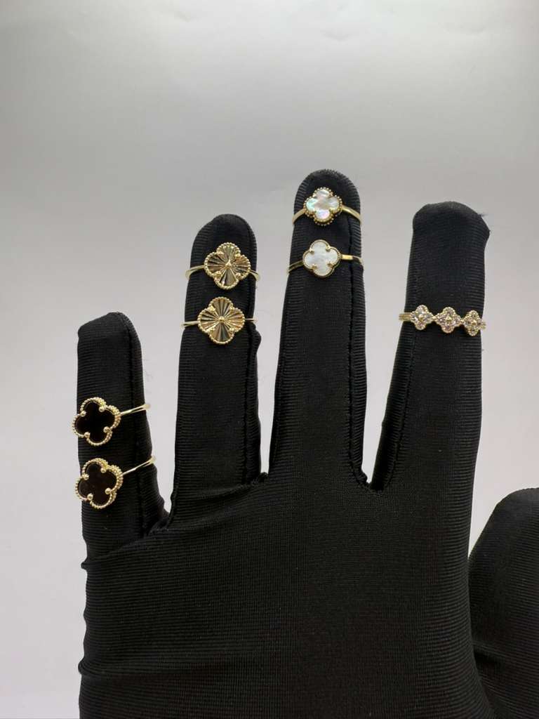 Clover Stack Rings