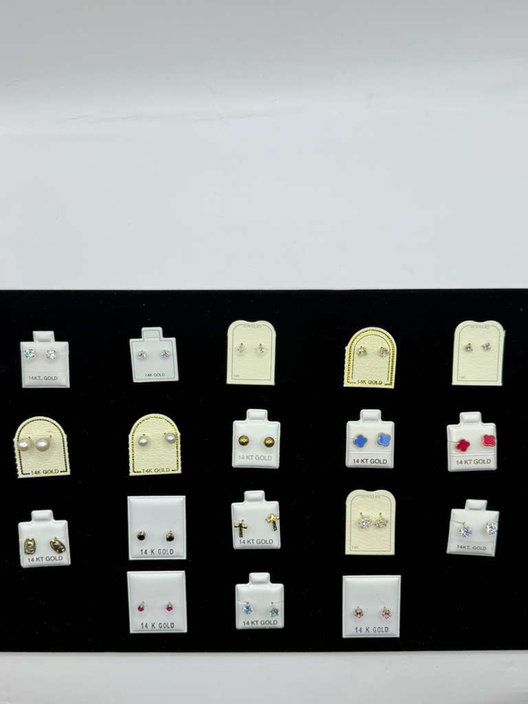 14K Stud Earrings